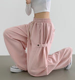 Folding Balloon Wide Banding Training Pants