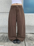 Beck Cut Line Wide Cotton Pants