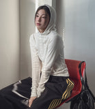 Shane Ribbed Studded Hoodie