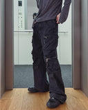 Mier Multi Cargo Denim Pants