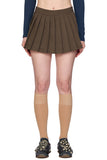 Meve Pleated Short Skirt