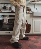 Rich Chenille Corduroy Wide Pants