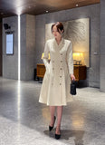 Colette Tailored Collar Double Flare One Piece