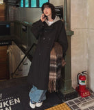 [LAN ARCHIVE] Louis Herringbone Trench Wool Coat