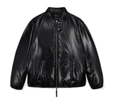 GLOSSY SHORT DOWN PUFFER