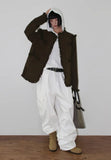(WOOL) FRINGE POCKET TWEED JACKET