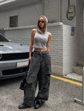 Rio camo damage back pocket balloon pants