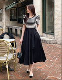 Chels Shirring Short Sleeve Layered One Piece