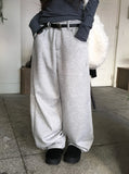 Wari Brushed Belt Loop Wide Training Pants