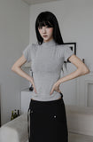 [ EEUN BASIC ] Chewing Rounding ShortSleeve T