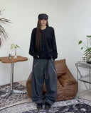 Parento cut-off knit cardigan