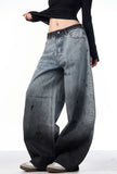 Dirty Spray Balloon Denim