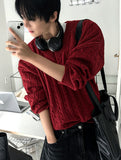 Cliff Cable V-neck Knit
