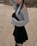 Vtan Strap Pleats Skirt
