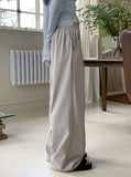 Bencho Cool Nylon Refrigerator Chalang Banding Long Wide Pants