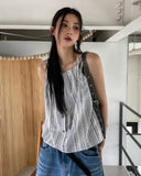 Eve Summer Stripe Strap Blouse