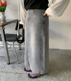 Yokohi Washing Denim Long Skirt