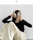 Winter Fleece Ugg Earmuffs Foldable Cute Earmuffs