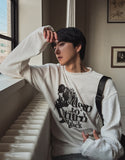 Deep press ribbed warm t