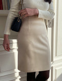 Miato brushed H-line skirt