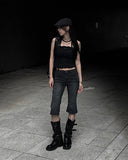 Sarah Capri Denim Pants