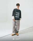 [AG] Slogan Layered Long Sleeve