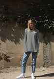 Long Sleeve Heavy Overfit Stripe Dangara