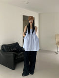 Clate layered pocket string mini sleeveless one piece