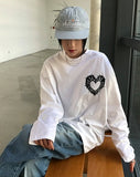 HEART LONG SLEEVE T