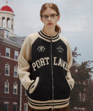 Portland Raglan Knit Zip-Up