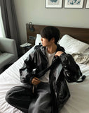 Color coated hooded jacket