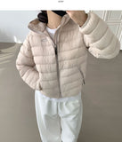 Trendy Lightweight High Neck 2-Way String Padding
