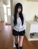 Adam Lace Square Blouse