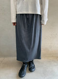 Tuque Stripe Banding Long Skirt