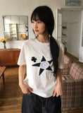 [BAONHAUS] Coronin Patch Short Sleeve Tee