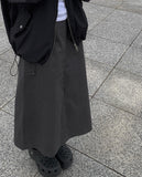 Ems Cotton Cargo Pocket Long Skirt