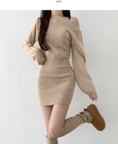 Feminine Mood Slim Fit H-Line Tight One Piece