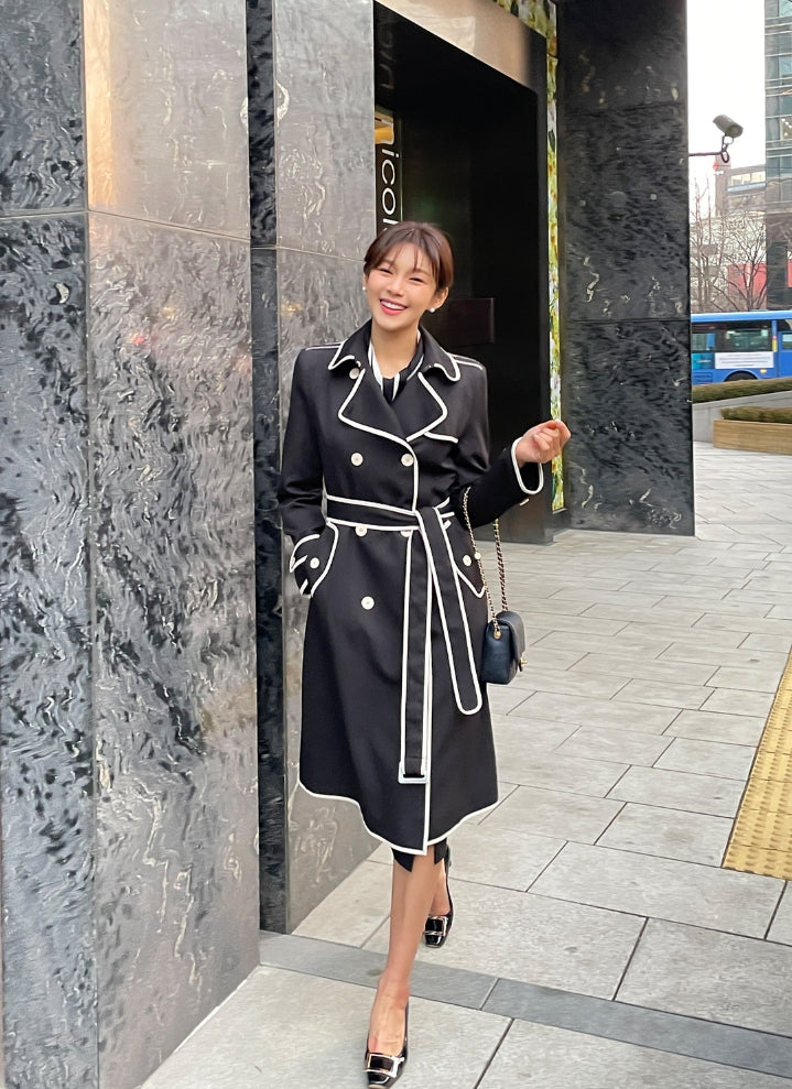 【I AM MARI】Edenic Color Matching Trench Coat I AM MARI (アイアムマリ) - エデニックカラートレンチコート