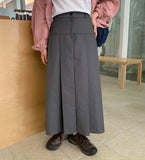 Nokt Pleated Long Skirt