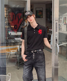 Horse Numbering PK Short Sleeve Collar T-Shirt