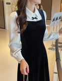 Lobil Ribbon Collar Blouse