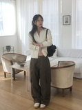 [MADE] Honot Vintage Cut Eyelet Pocket Cotton Pants