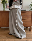 Serimo Frill Banding Wide Pants