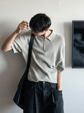 Venice half-zip collar knit