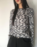Nable Two-Tone Bokashi Mix Knit
