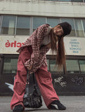 Machi linen check overshirt