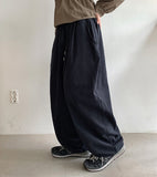 [unisex] Yek Banding Balloon Wide Peach Cotton Pants