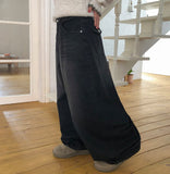 Begilli Washing Brushed Denim Wide Pants