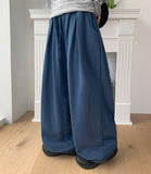 Madaki Two Pin Tuck Banding String Wide Pants