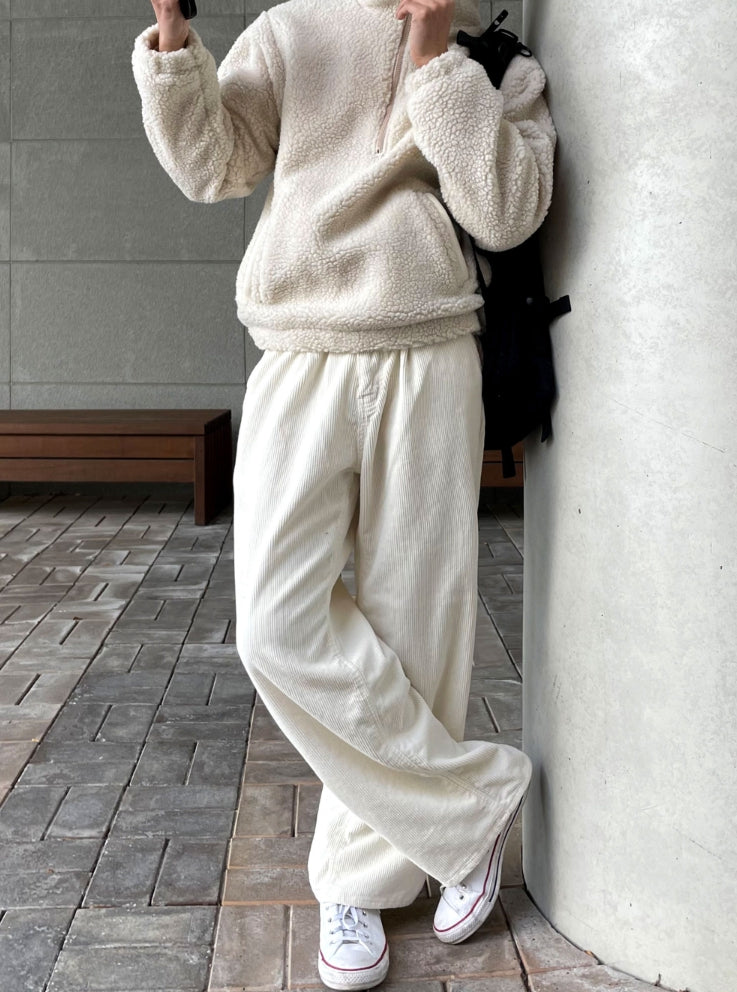 【COSYHARU】Day corduroy wide pants COSYHARU (コシハル) - デイコーデュロイワイドパンツ / Day